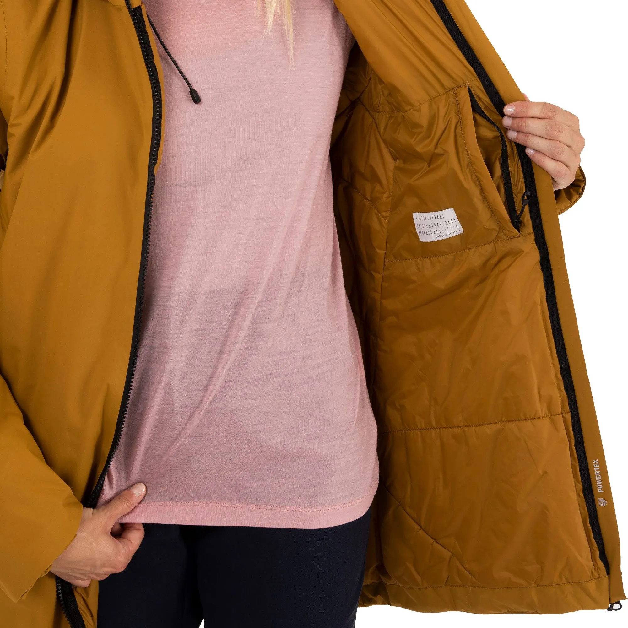 SALEWA - Fanes 2L PTX Parka Women golden brown