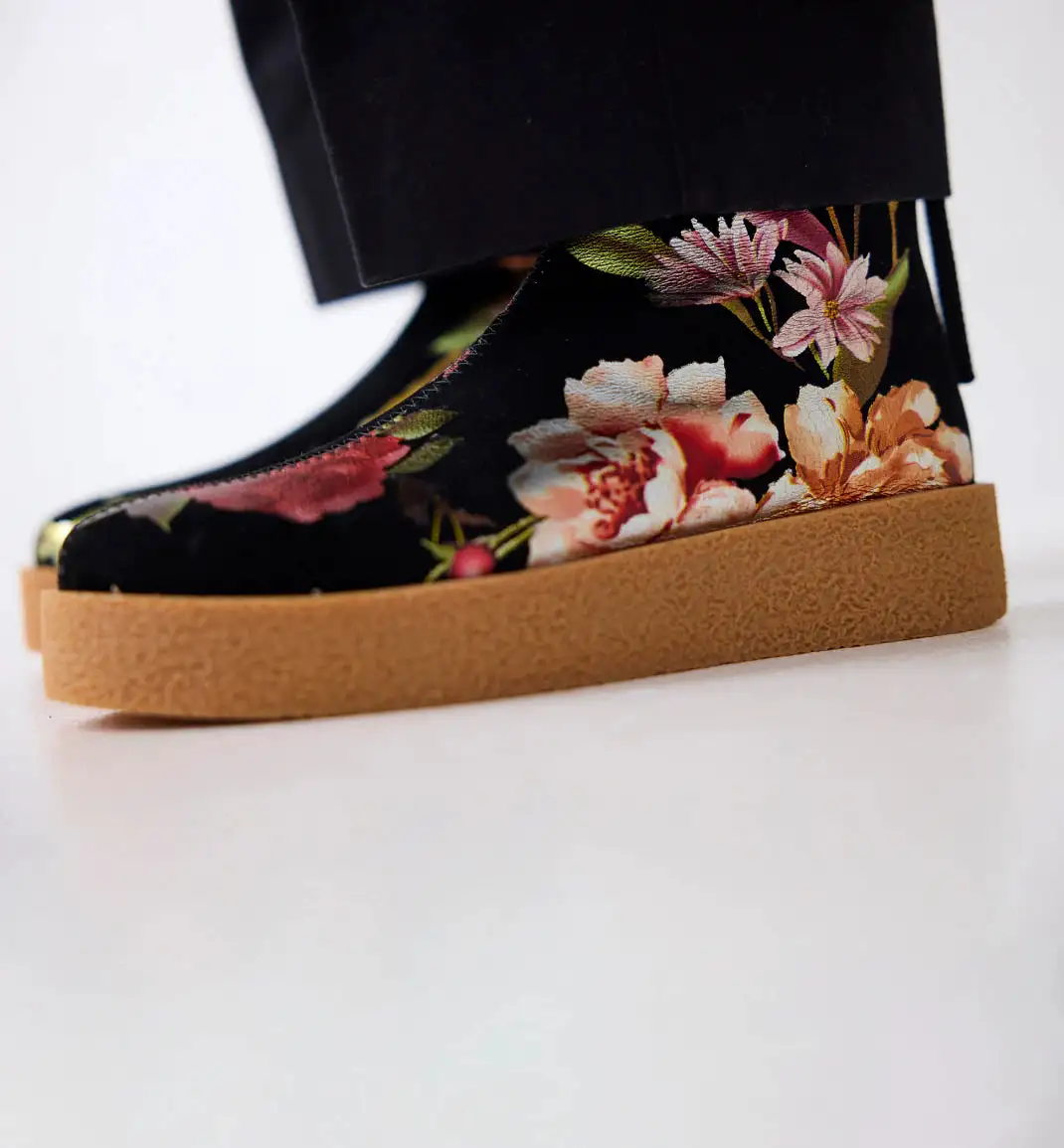 Shadow Boot in Printed Suede | An Ode to Flowers