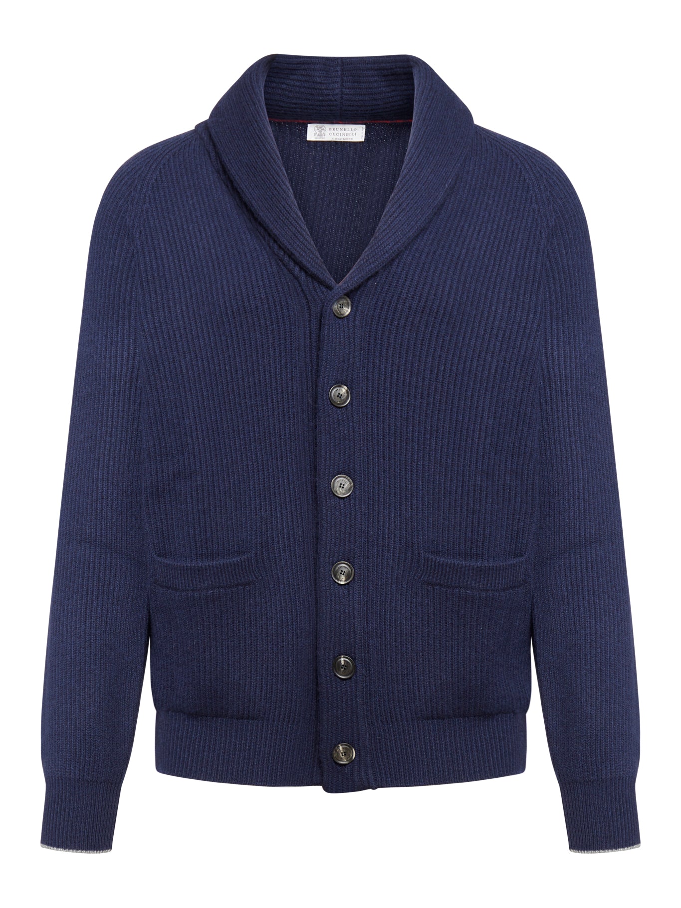 Shawl-neck cardigan