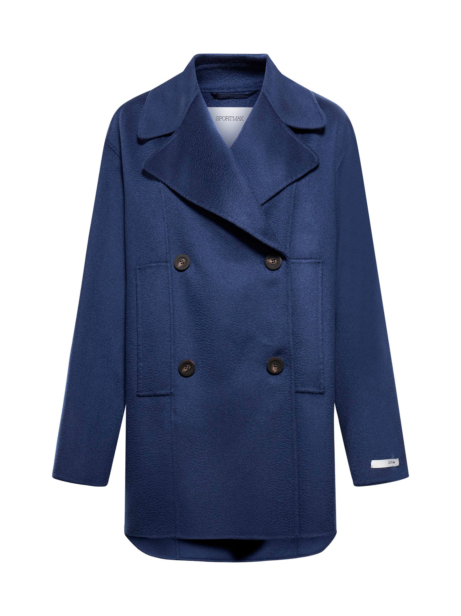 Sportmax Double-Breasted Long-Sleeved Coat