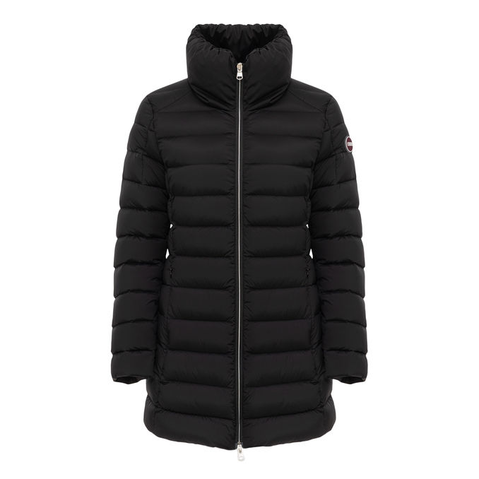 STRETCH DOWN JACKET HIGH NECK Woman Black 