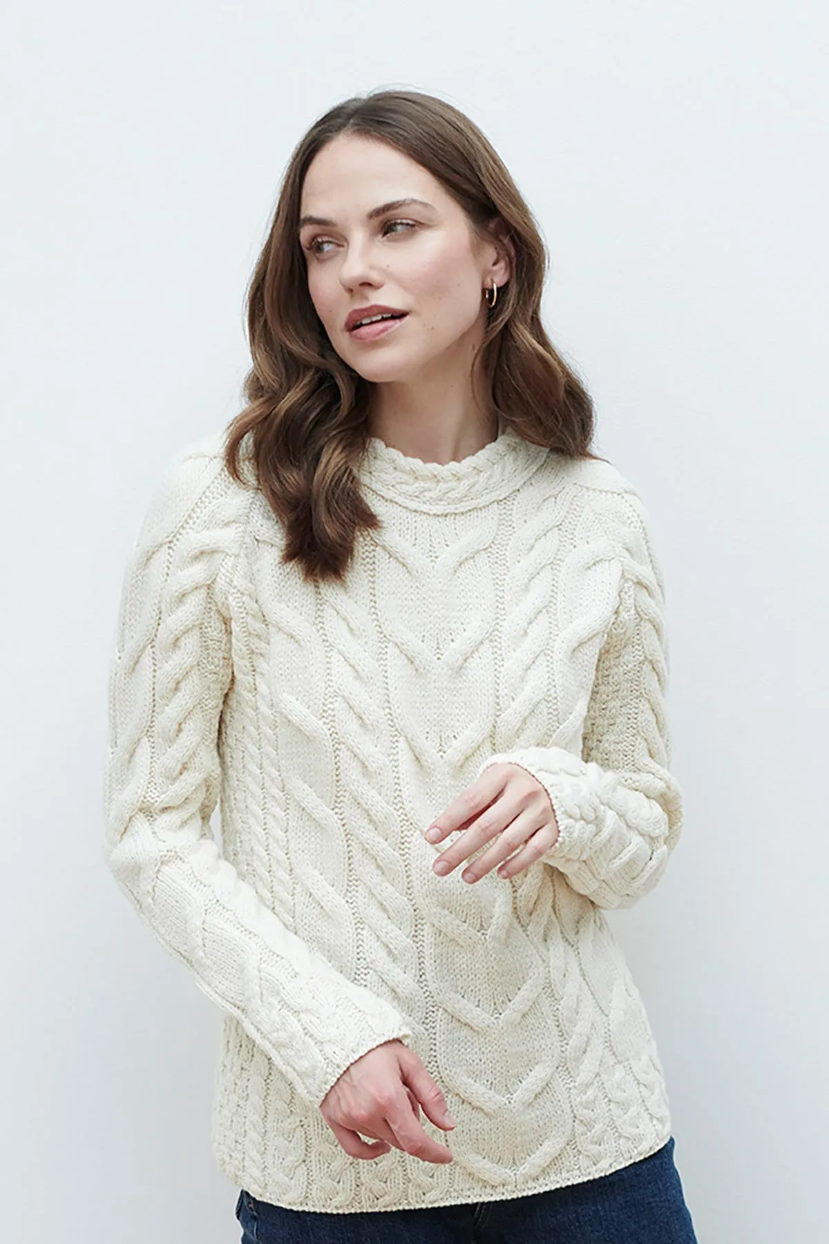 Super Soft Raglan Sweater in Cream