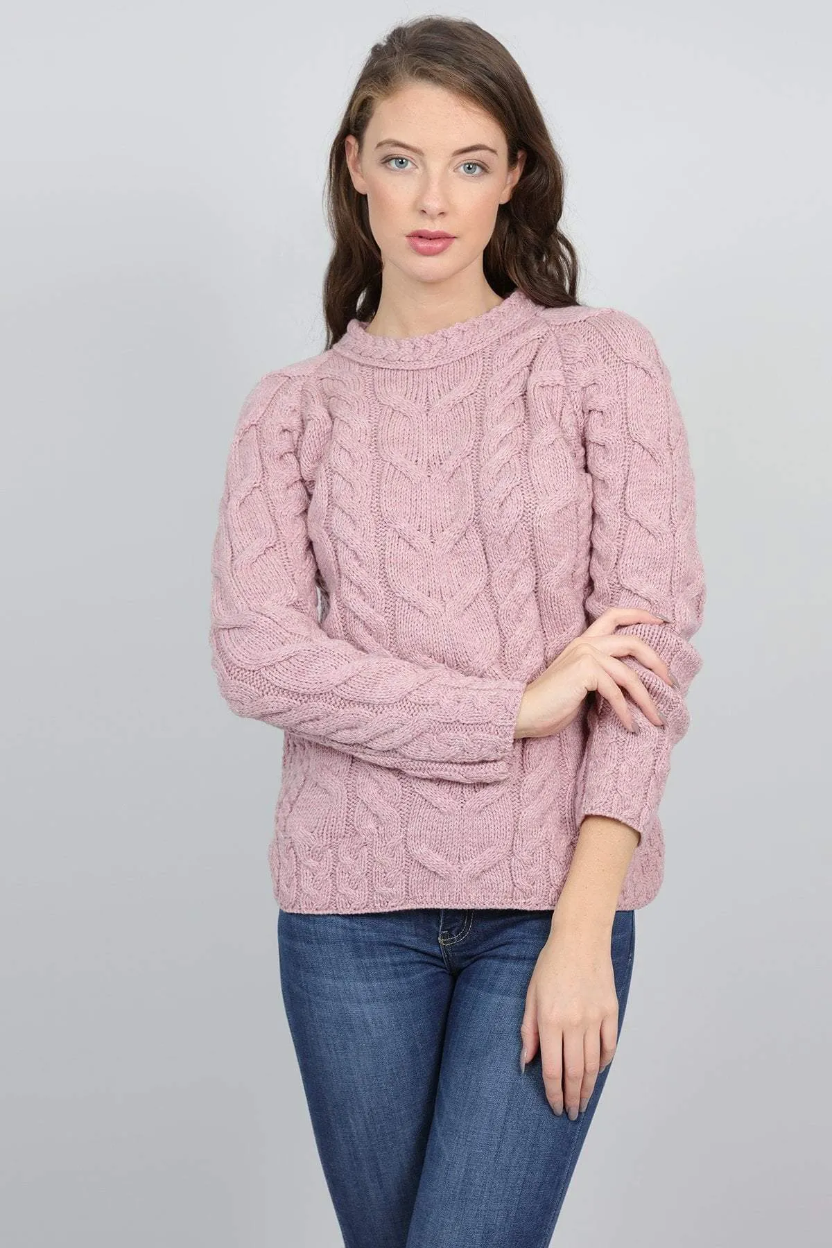 Super Soft Raglan Sweater in Pink