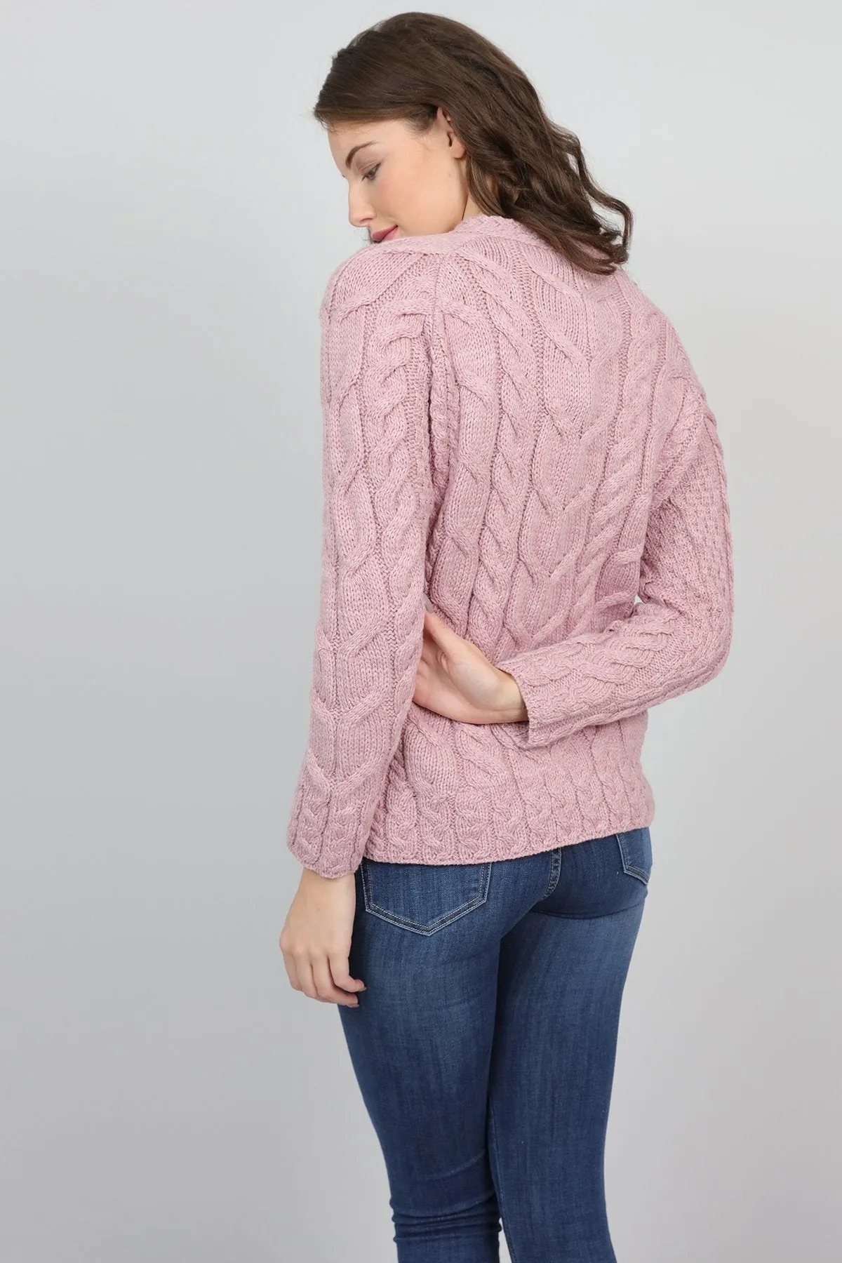 Super Soft Raglan Sweater in Pink