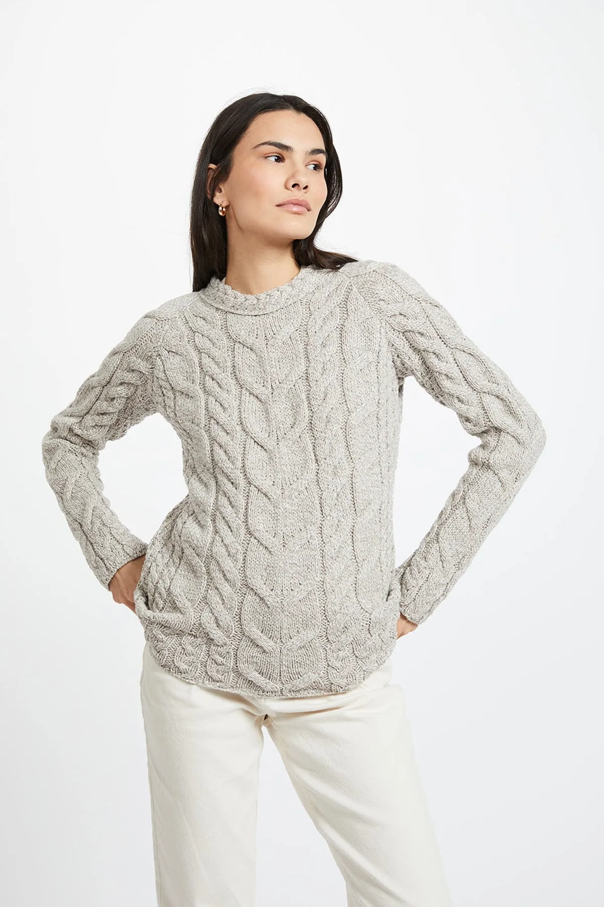 Supersoft Raglan Sweater in Wicker