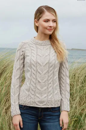 Supersoft Raglan Sweater in Wicker