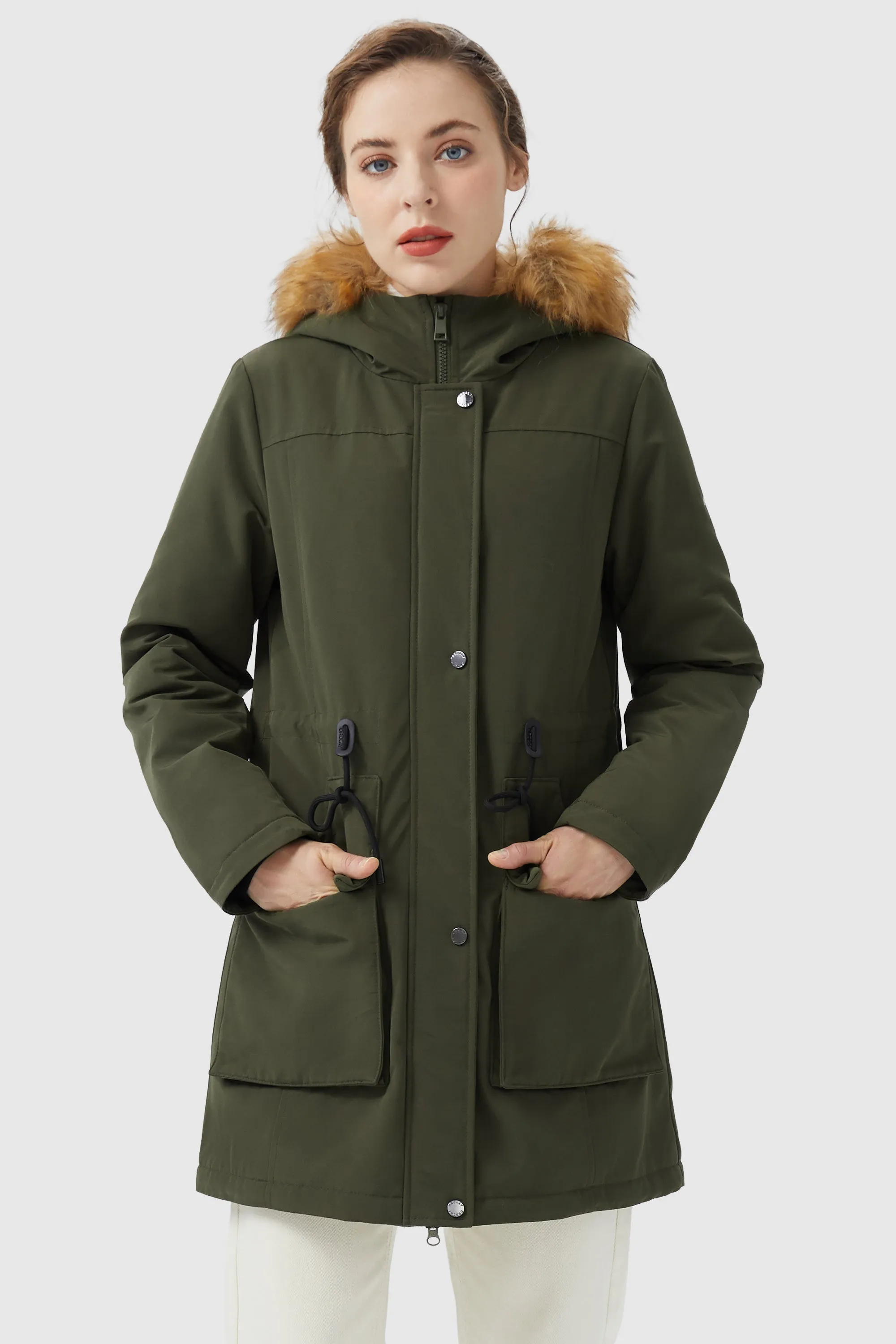 Thickened Fleece Lined Parka