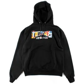 THRASHER SWEAT 40 YEARS HOOD BLACK