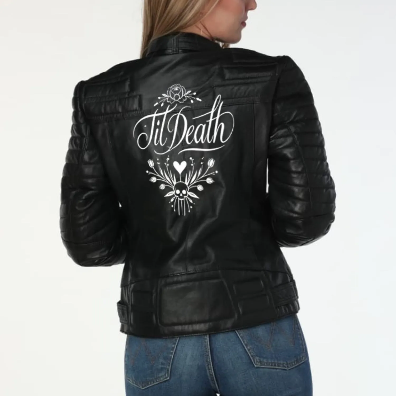 Til Death Leather Jacket - Leather Skin Shop