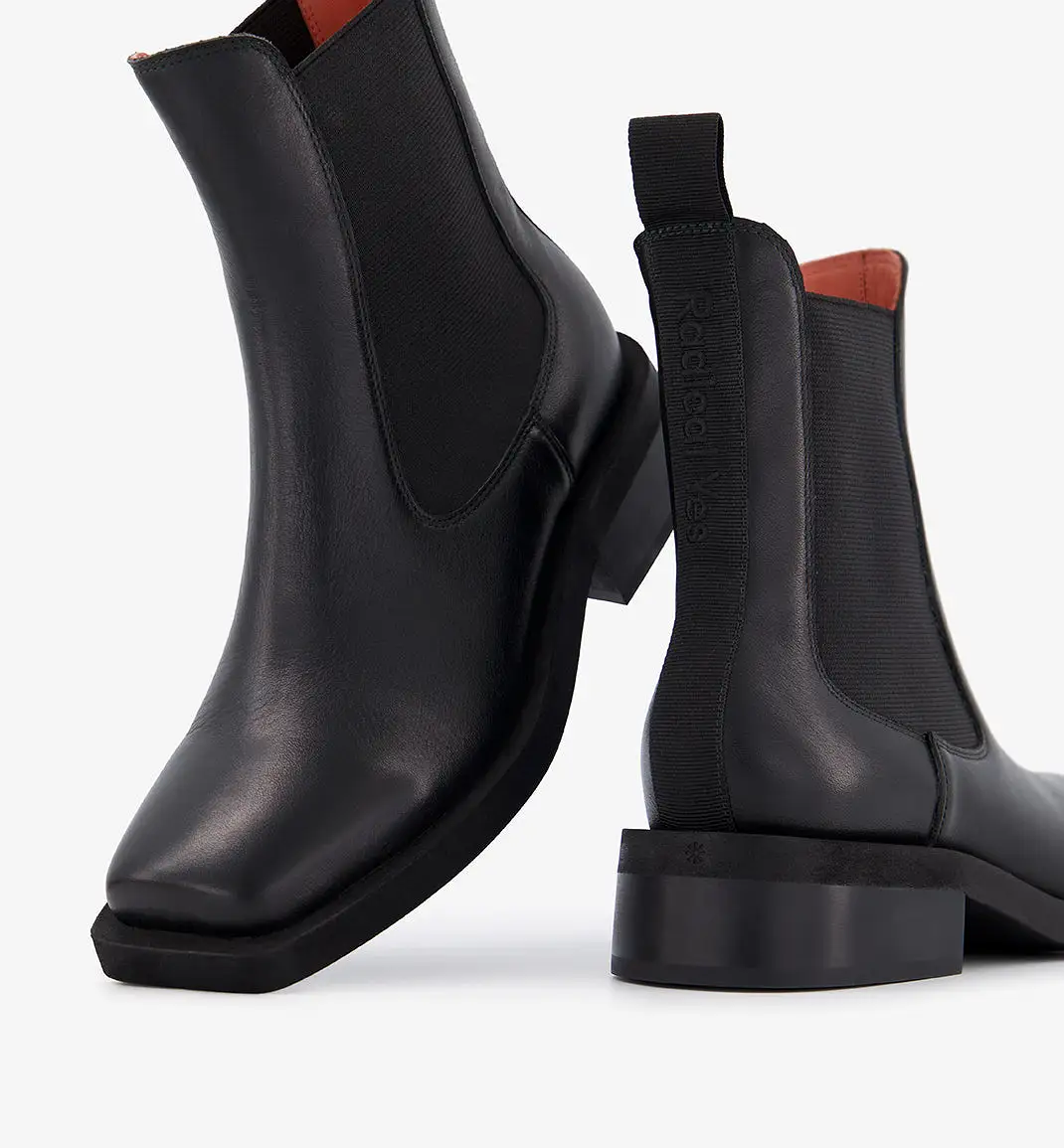 Tomorrow Square Toe Chelsea Boot - Black