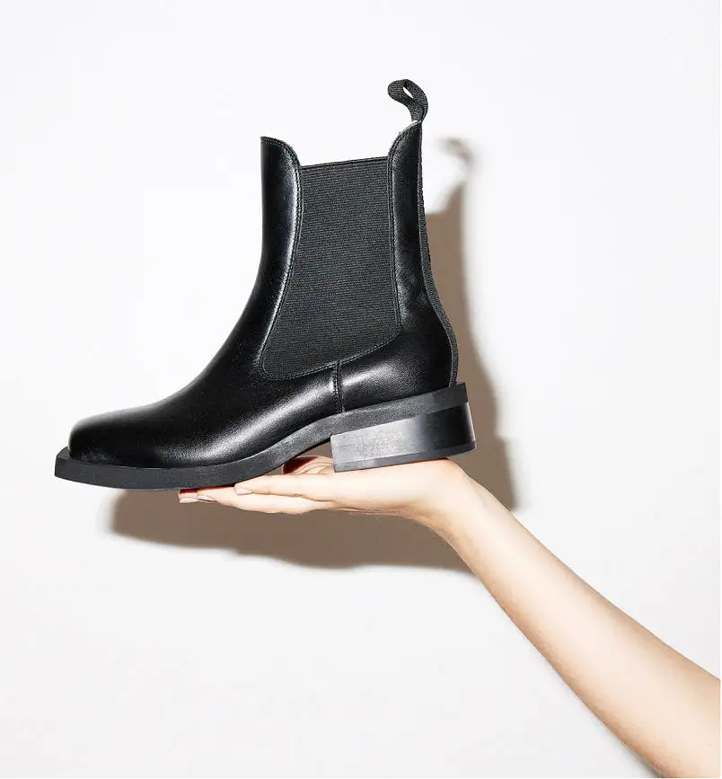 Tomorrow Square Toe Chelsea Boot - Black