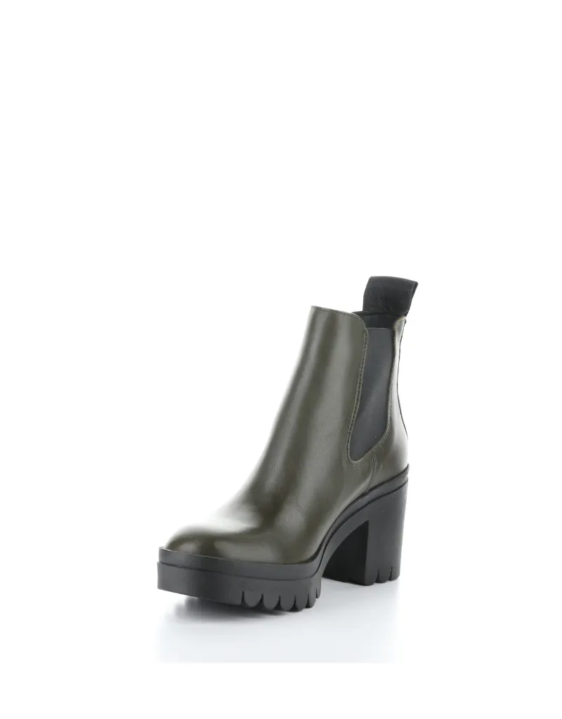 TOPE LUG SOLE HEELED CHELSEA BOOT