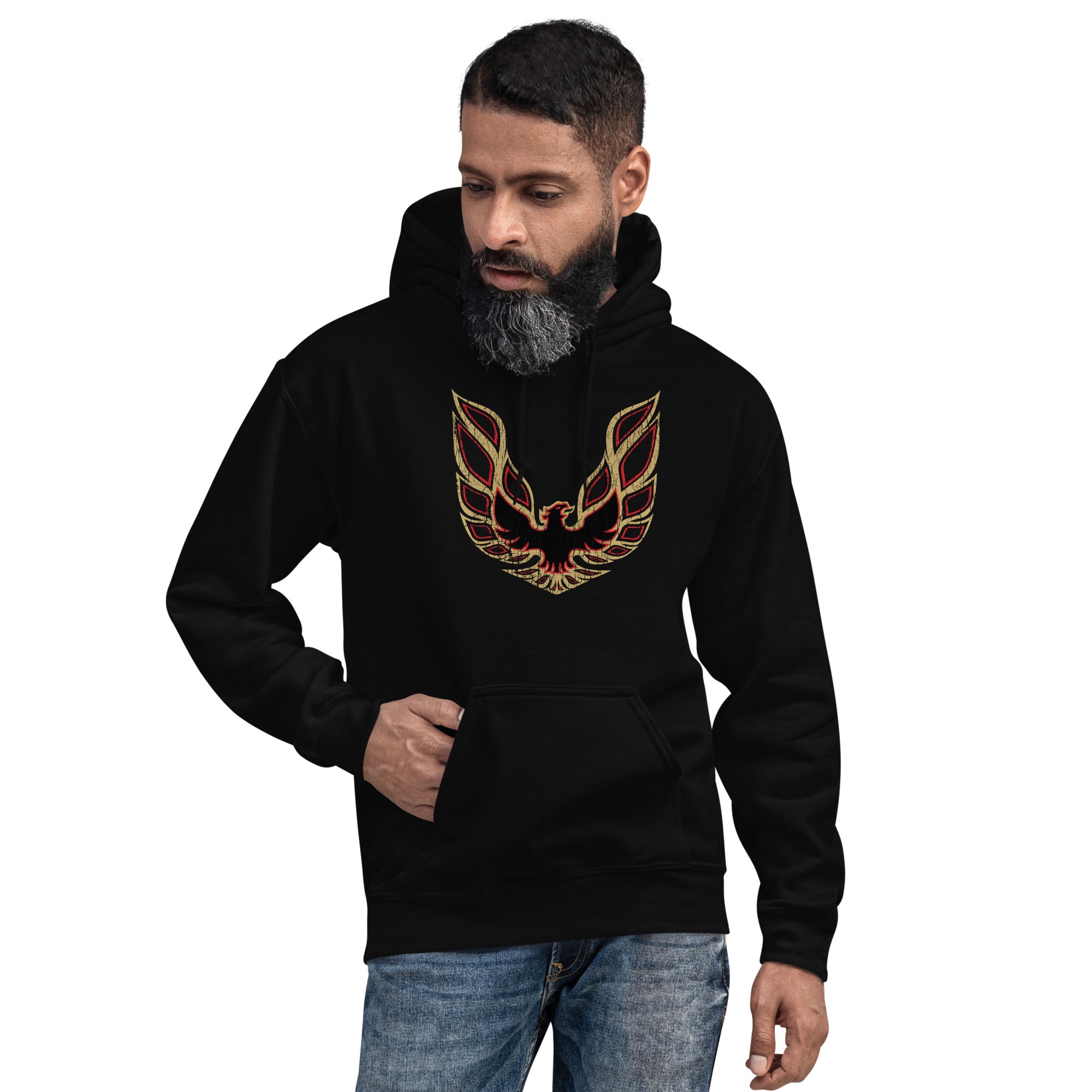 Traditional Trans Am Firebird Logo Hoodie Hooded Pullover Sweatshirt