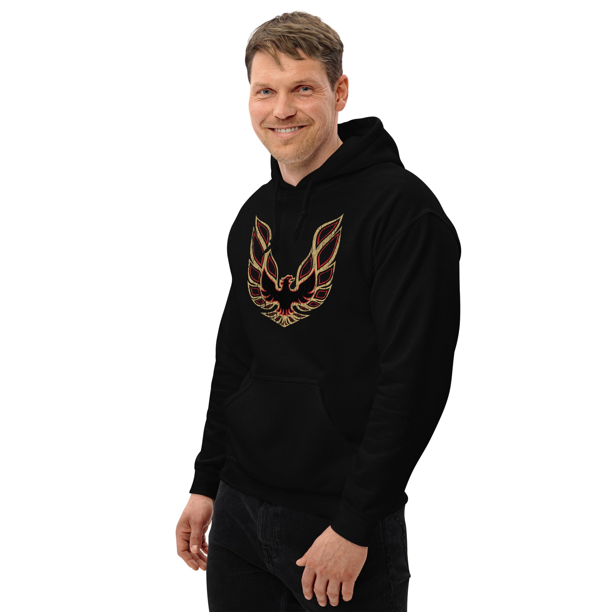 Traditional Trans Am Firebird Logo Hoodie Hooded Pullover Sweatshirt