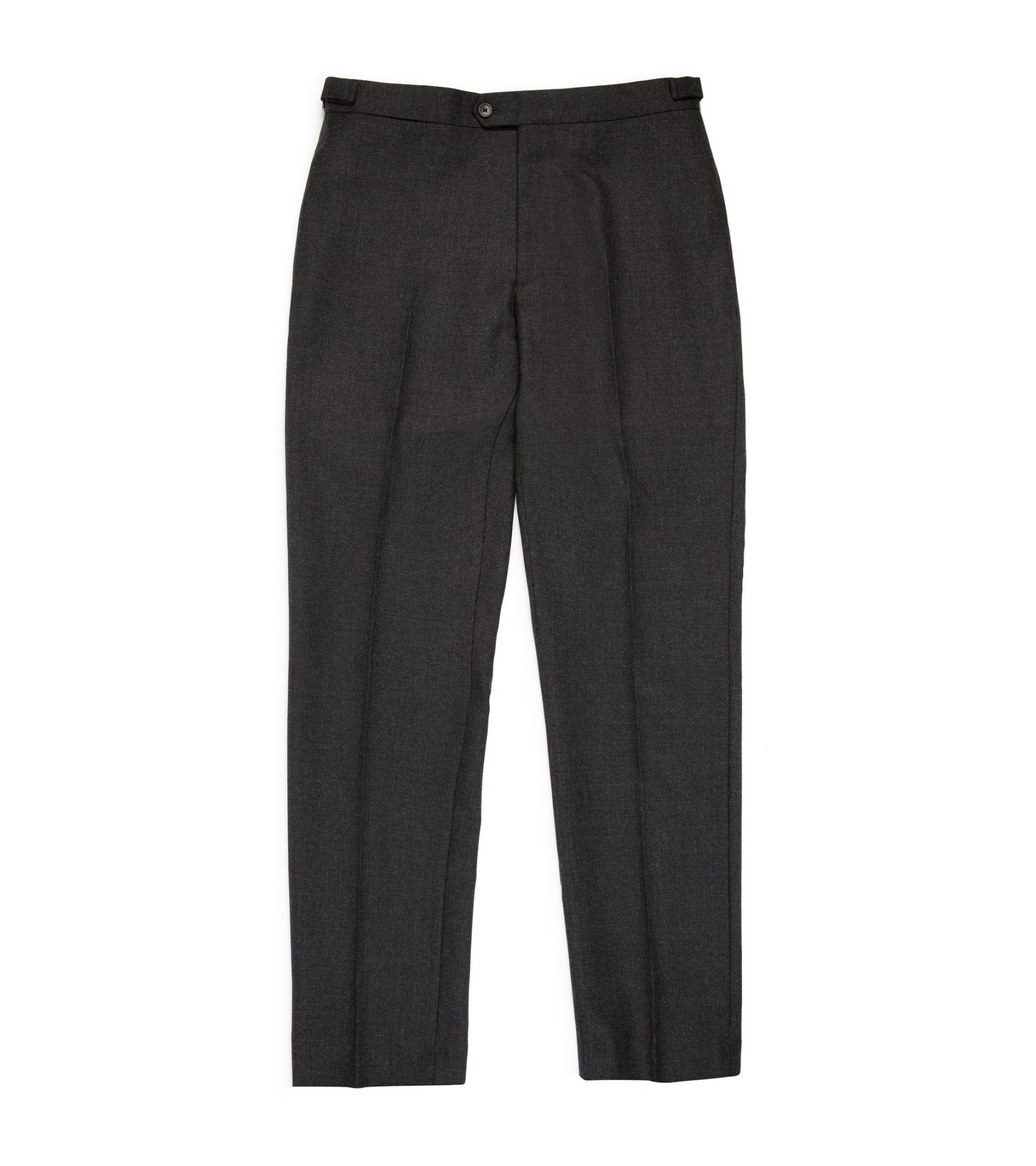 Trunk Wigmore Wool Twill Suit Trousers: Charcoal