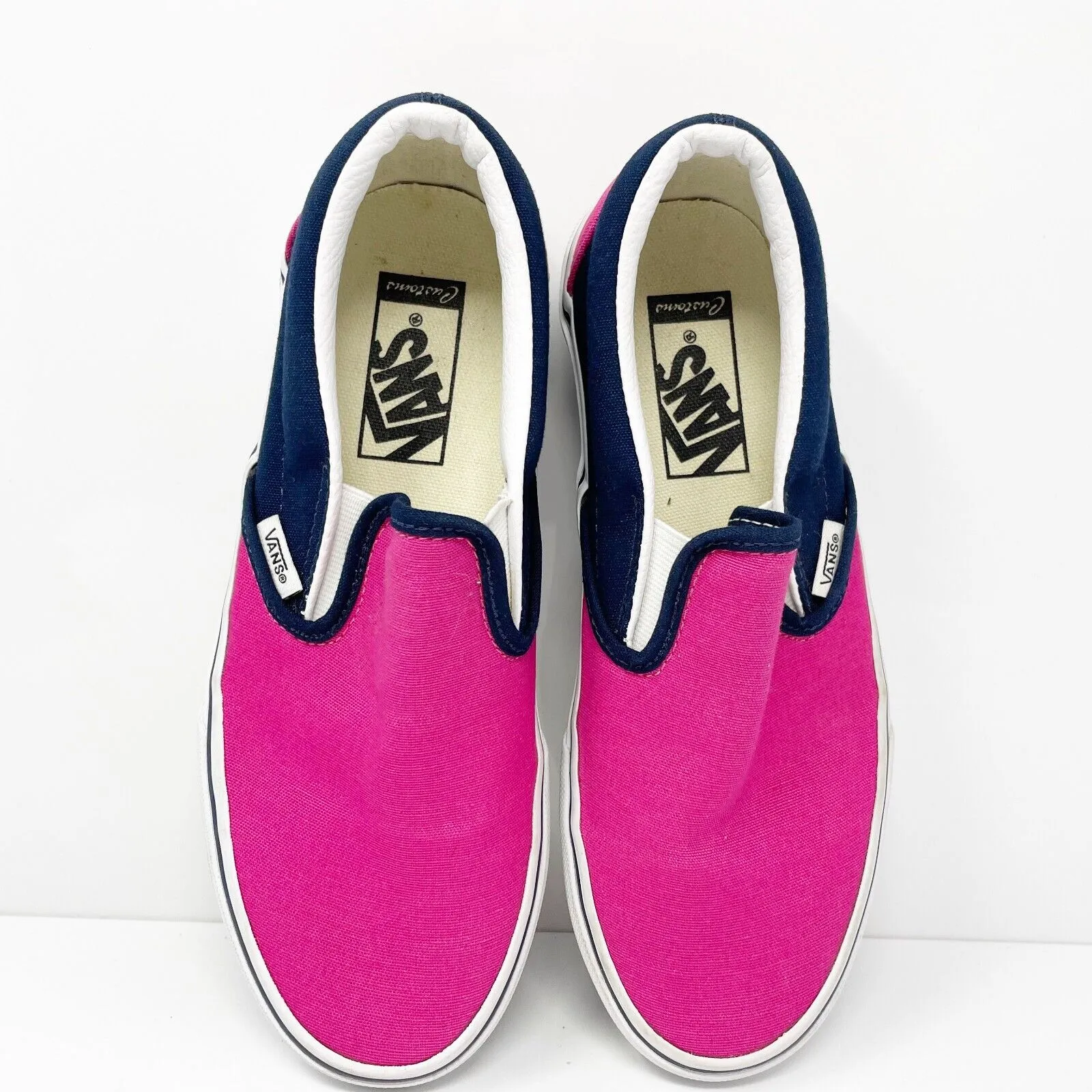 Vans Unisex Classic 721454 Pink Casual Shoes Sneakers Size M 5 W 6.5