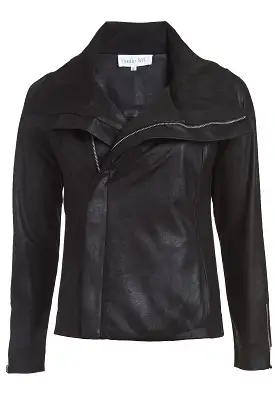 Vegan Matte Leather Biker Jacket - The Varick