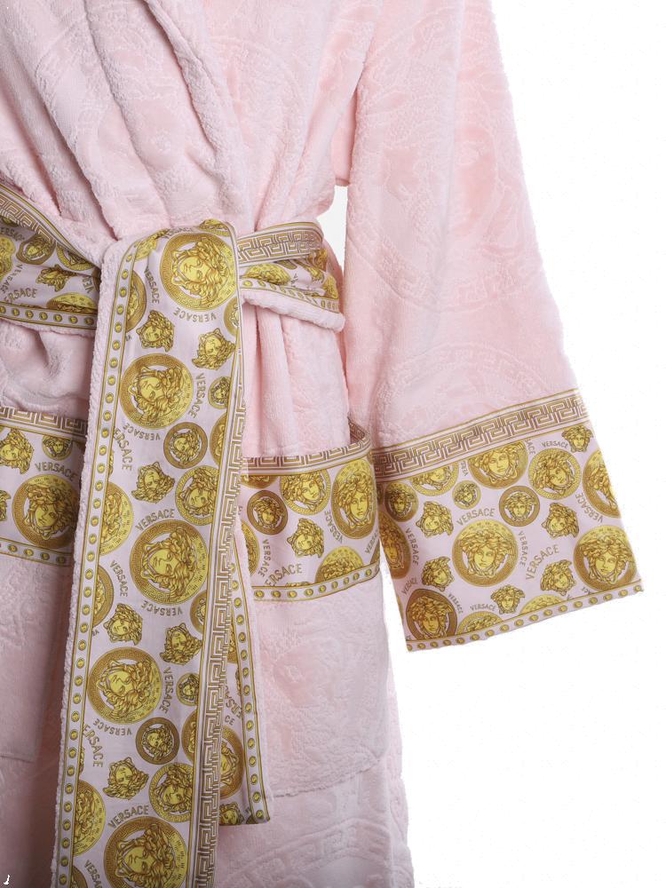 Versace Medusa Printed Long-Sleeved Robe