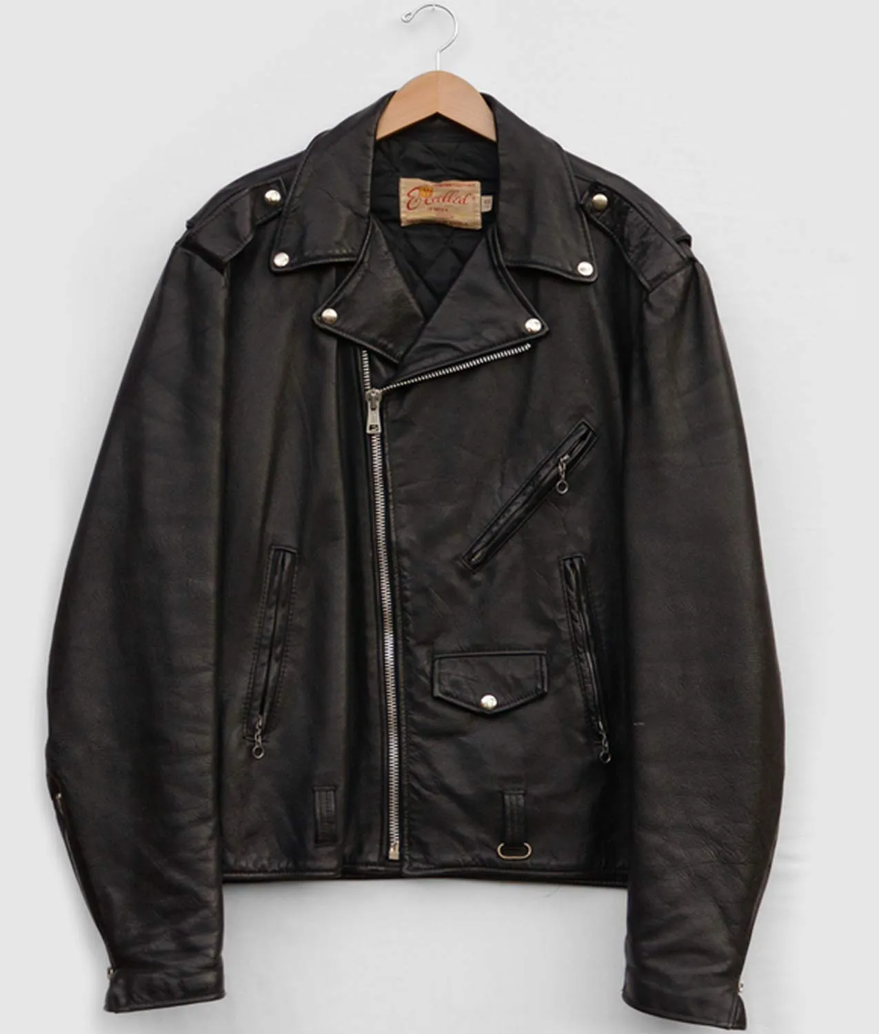 Vintage Excelled Motorcycle Leather Jacket | Leather Jacket