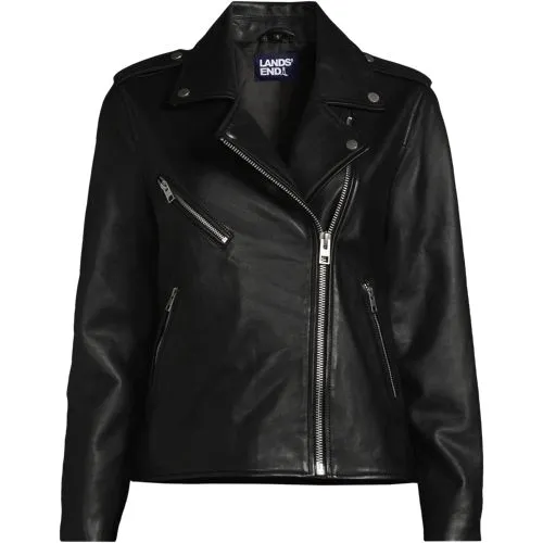 Women's Leather Biker Jacket