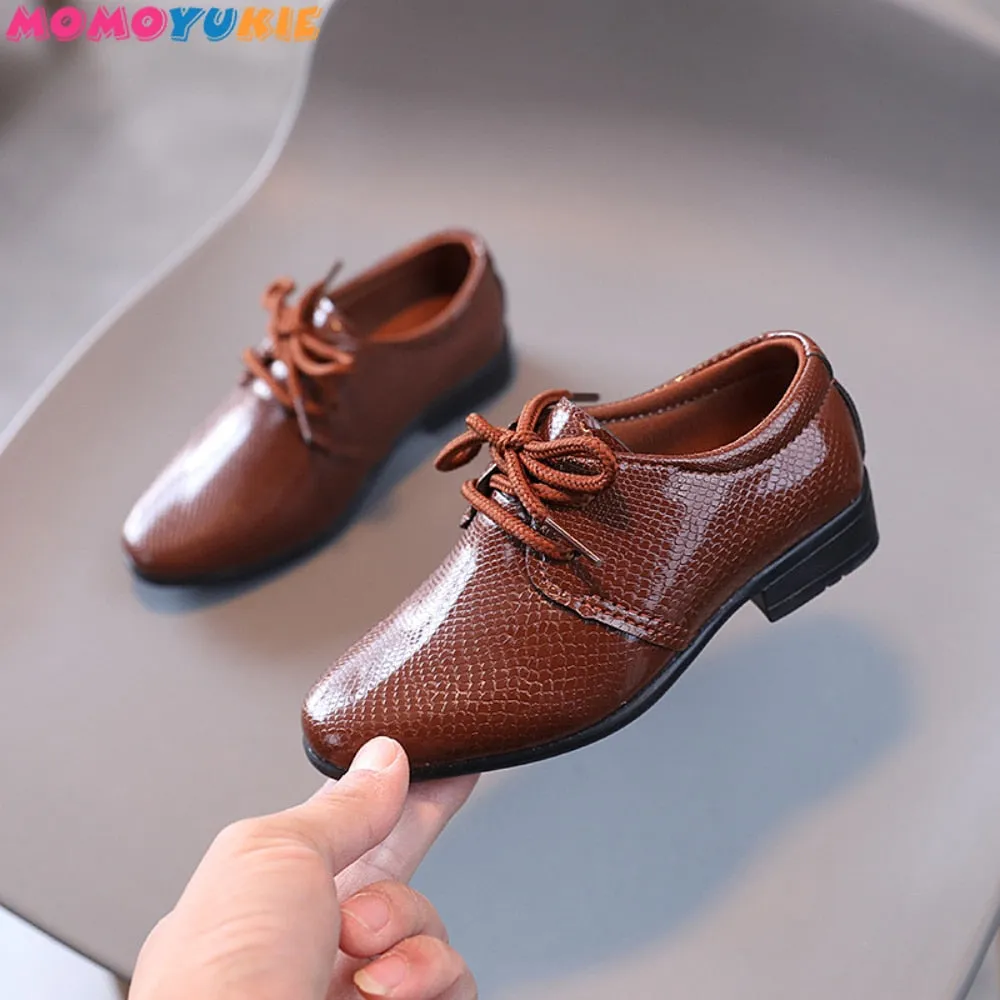 Zapatos para Niños Casual Flat Shoes Kids Leather Shoes Boy Soft Bottom Toddler Sneakers Children Non Slip